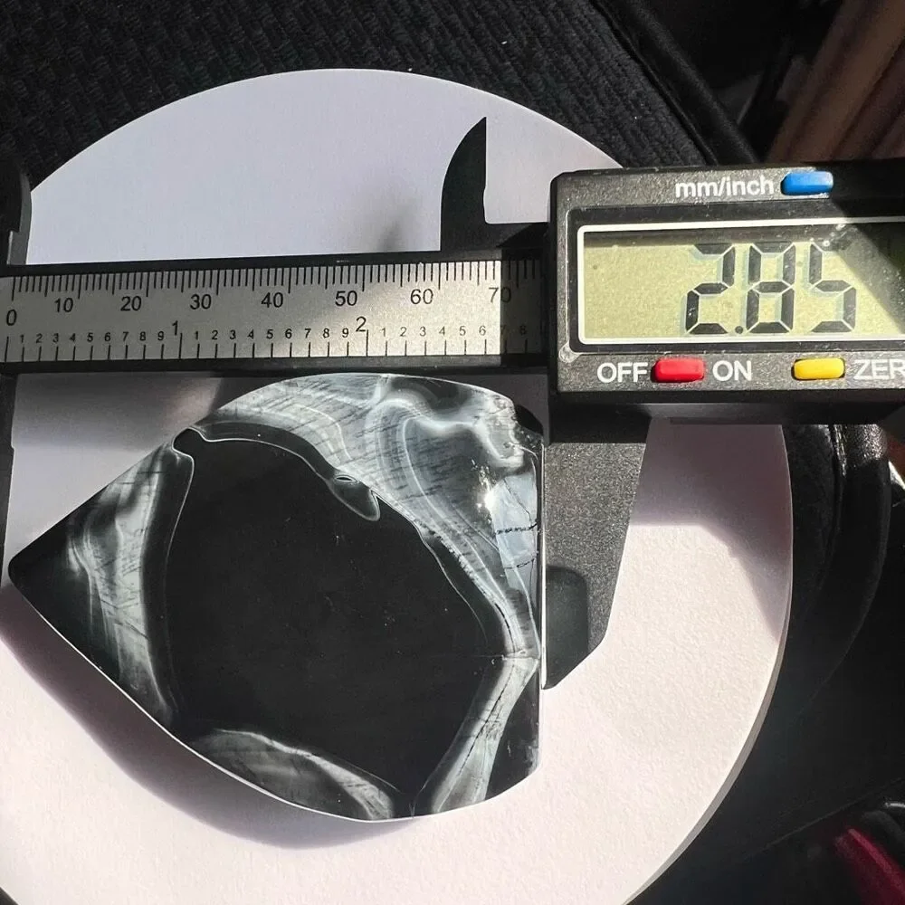 Black Agate Crystal Tear Drop‎ (3) - Picture 7 of 16